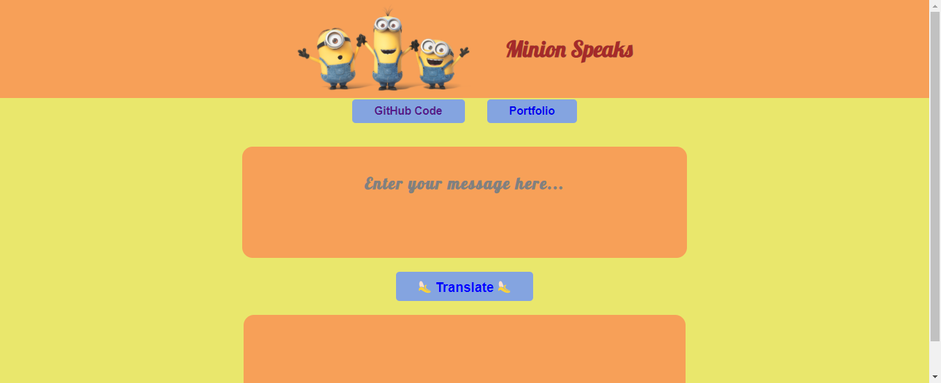 Minion Speak